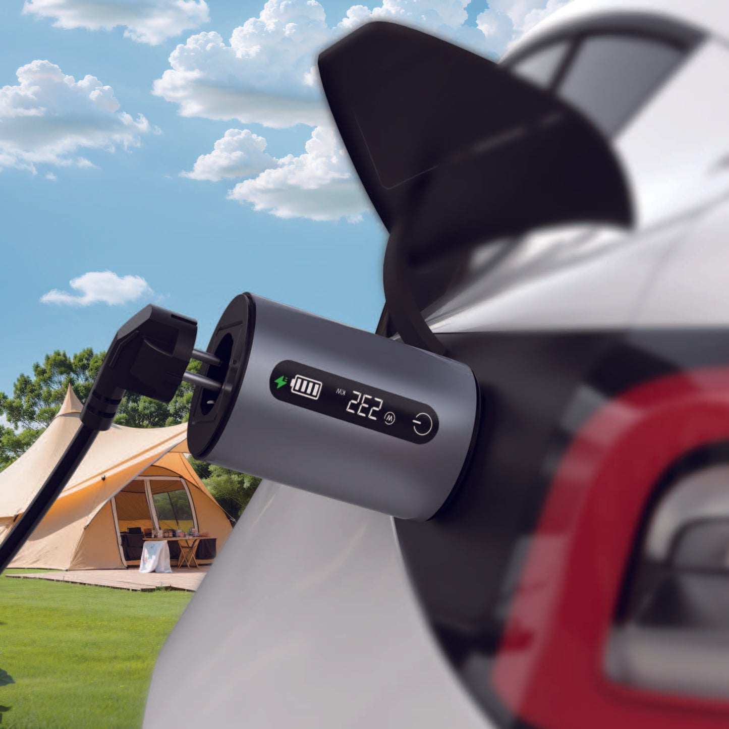 Voiture de déchargement