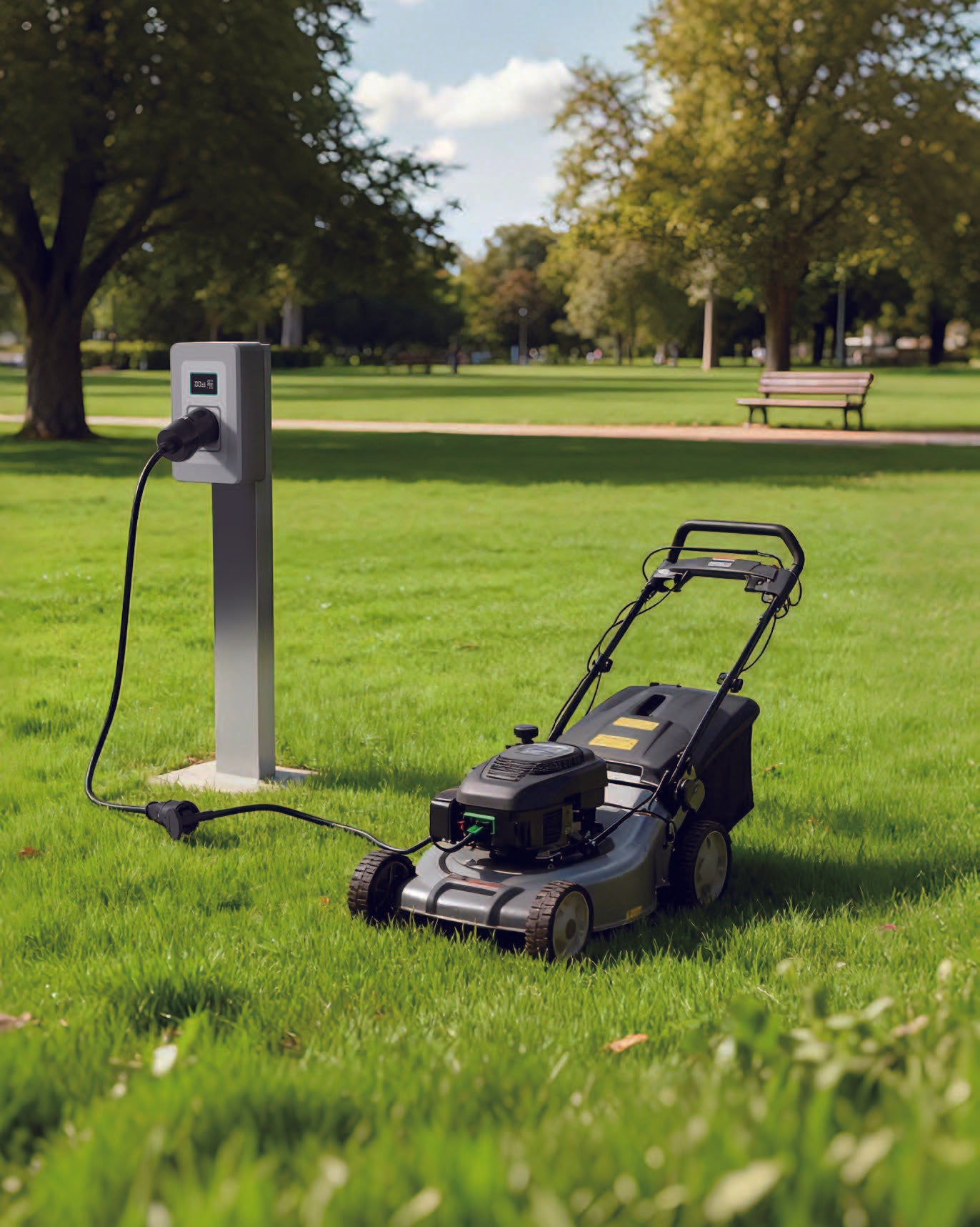 Entladestation mit 3 Meter Kabel